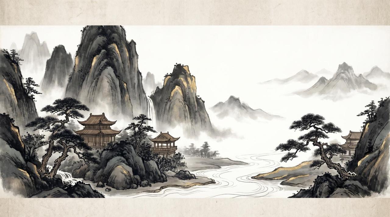 蘑菇视频 - 水墨山水意境影像